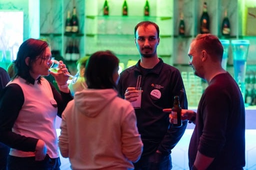 Discussions at the party