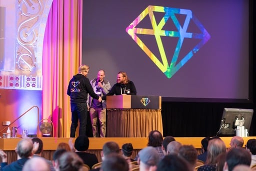 Surprise award presentation to Matias Korhonen