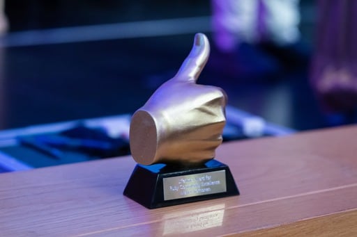 Lifetime Award for Ruby Community Excellence trophy